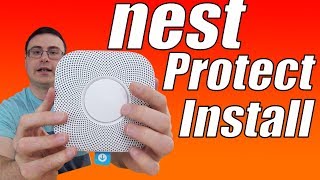 Nest Protect Install  Nest Protect Hardwired Installation and Unboxing [upl. by Searle]