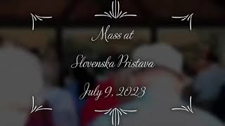 Mass at Slovenska Pristava  2023 [upl. by Clough213]