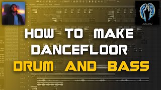 How to make dance floor drum and bass like Subfocus and Subsonic  FL studio 21 dnb tutorial [upl. by Lirba336]