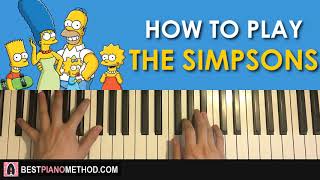 HOW TO PLAY  The Simpsons Theme Piano Tutorial Lesson [upl. by Khajeh]