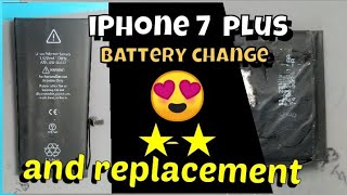 How to replace iphone 7 plus battery❤️⚡ [upl. by Schnapp231]