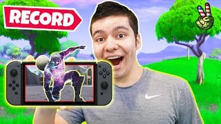 HOW TO RECORD FORTNITE ON NINTENDO SWITCH [upl. by Delia]