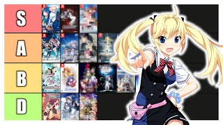 Ranking Every Switch Visual Novel Ive Played 90 VNs Tier List [upl. by Koralie]