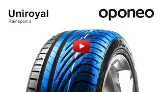 Tyre Uniroyal Rainsport 3 ● Summer Tyres ● Oponeo™ [upl. by Goff17]