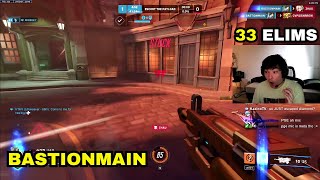 POTG IS MASTERS 5 HIGH ELO BASTIONMAIN  OVERWATCH 2 SEASON 12 [upl. by Macdonald299]