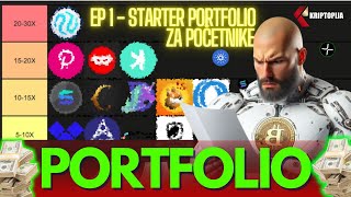 STARTER PORTFOLIO ZA 2025  ZA POČETNIKE ALTCOIN MEMECOIN ALTCOINS [upl. by Annayad]