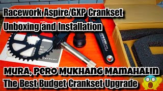 Racework AspireGXP Crankset  Unboxing  Review  Installation😅 [upl. by Barcus]