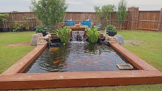 SIMPLE DIY GARDEN POND [upl. by Wheelwright]