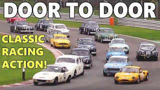 2024 CSCC Oulton Park Classic sports car racing action amp sounds  The Smallest Cog MGB [upl. by Leamaj]