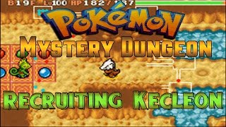 Pokemon Mystery Dungeon  Recruiting Kecleon [upl. by Nerac]