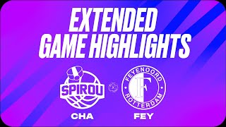 Spirou Basket vs Zeeuw amp Zeeuw Feyenoord Basketball  Game Highlights [upl. by Relyat]