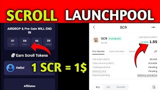 Scroll launcpool in binance  Scroll tokens eligible criteria and how to withdraw scroll tokens [upl. by Nemhauser461]