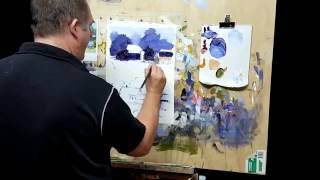 Acrylic Painting Tips MooreMethod [upl. by Orlosky]