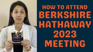 How To Attend Berkshire Hathaway 2023 Annual Meeting [upl. by Wavell724]