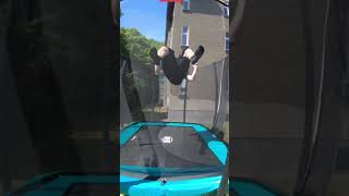 Parkour pro Athletes on a Garden Trampoline [upl. by Anerres540]