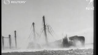 Raising of a German Warship from the Scapa Flow 1935 [upl. by Keheley]