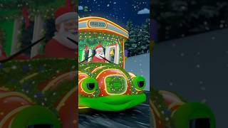 Wheels On the Bus Christmas babysongs kidsmusic cartoon trending singalong shorts xmas [upl. by Narahs]