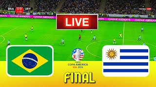 BRAZIL vs URUGUAY  Copa America 2024 Final  Full Match All Goals  Live Football Match [upl. by Suh]