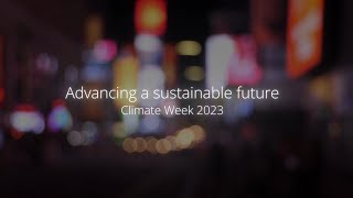 Deloitte and Climate Week ‘23 – We’re Inspired [upl. by Shepperd614]