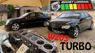 Mercedes W203 TURBO Head Gasket Replacement AGAIN Time To Improve  Ricer Benz 40 LOADING [upl. by Alfie724]