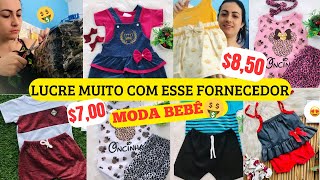 FORNECEDOR DE MODA BEBÃŠ MUITO BARATO  CHEGOU MERCADORIA NA LOJA [upl. by Yesnik]