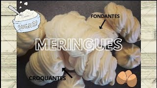 Recette de meringues [upl. by Pachton]