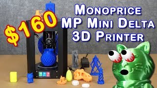 Monoprice MP Mini Delta Review  BEST INEXPENSIVE 3D PRINTER [upl. by Pliam633]