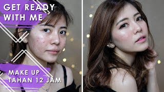 GET READY WITH ME  UJI KETAHANAN MAKEUP SAMPAI 12 JAM [upl. by Ainwat]