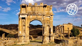 Roman Ruins in Algeria Timgad Djémila Tiddis Tipasa Cherchell Amazing Places 4K [upl. by Nolyaj151]