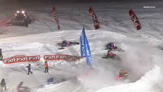 Snocross Round 3 Pro Highlights  Shakopee MN Race 1 of 3 [upl. by Ettenan]