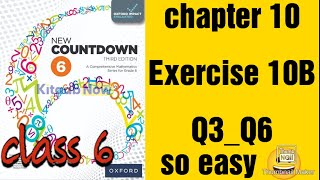 oxford new countdown book 6 third edition  chapter 10  Exercise 10B  Q3Q6 solved [upl. by Annis]