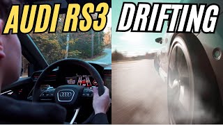 AWD AUDI 8Y RS3 GETS SIDEWAYS ADK EuroFest 2024 [upl. by Kutzenco]