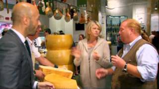 Mario Batali with Martha Stewart at Eataly [upl. by Adnovahs]