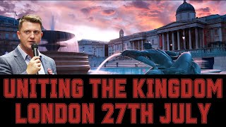 Tommy Robinson wants to unite the Kingdom on the 27th July [upl. by Hgielak629]