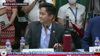 Sandro Marcos ends OVP budget hearing before P500M confidential fund is questioned [upl. by Gridley160]