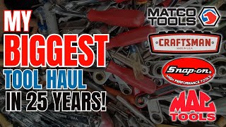 Massive Swap Meet Tool Haul Hunting Snapon Craftsman Mac and Matco at a large flea market [upl. by Winchester599]