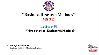 Hypothetico Deductive Method of Research [upl. by Venezia507]