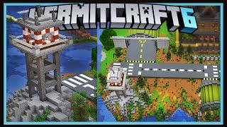 Hermitcraft Season 6 New ConCorp Shop Hermit Air Port Minecraft 1132 survival Ep35 [upl. by Ylimme]