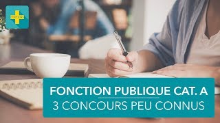 3 concours de la fonction publique méconnus [upl. by Yroger927]