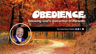 OBEDIENCE  REV ISRAEL IBUKUN GBELEYI [upl. by Wilmar]