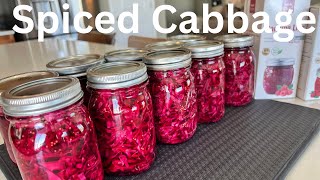 Canning Spiced Red Cabbage For The Pantry [upl. by Einnaej]