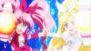 D0807 スイートプリキュア♪ 必殺技「プリキュア・ミュージックロンド・スーパーカルテット」（キュアメロディ，リズム） [upl. by Ruphina]