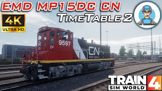 EMD MP15DC CN TimeTable 2 [upl. by Janka]