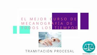 Curso Intensivo de Mecanografía y Word 2010 para Tramitación Procesal [upl. by Euqinimod]