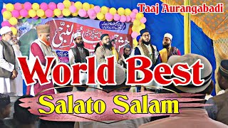 Word Best Salato Salam  Taaj Raza Aurangabadi  Kunkuri Jasne Eid Milabun Nabi [upl. by Ranie872]