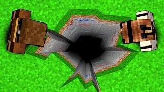 IL BUCO PIÙ GRANDE DI MINECRAFT COSA CÈ IN FONDO [upl. by Brucie702]