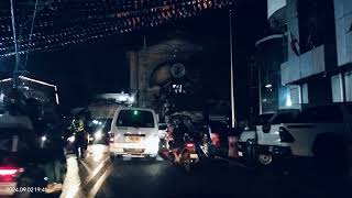 SAN MATEO RIZAL ROAD UPDATE AT NIGHT SEPTEMBER 22024  TYPHOON ENTENG automobile travel enteng [upl. by Yrovi274]