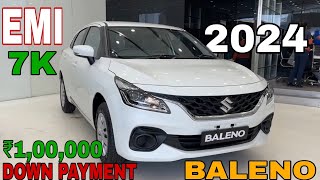 2024 Maruti Baleno Price  Maruti Suzuki Baleno Delta On road Price  Loan  Emi  DOWN PAYMENT [upl. by Walt]