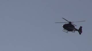 Eurocopter EC135Red Bullfly byplane spotting HD [upl. by Voletta]