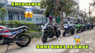 Sari Superbikes Emergency mai apne Ghar se kahi or Shift karni padi 😰 GHAR bhech diya  😱 [upl. by Gizela11]